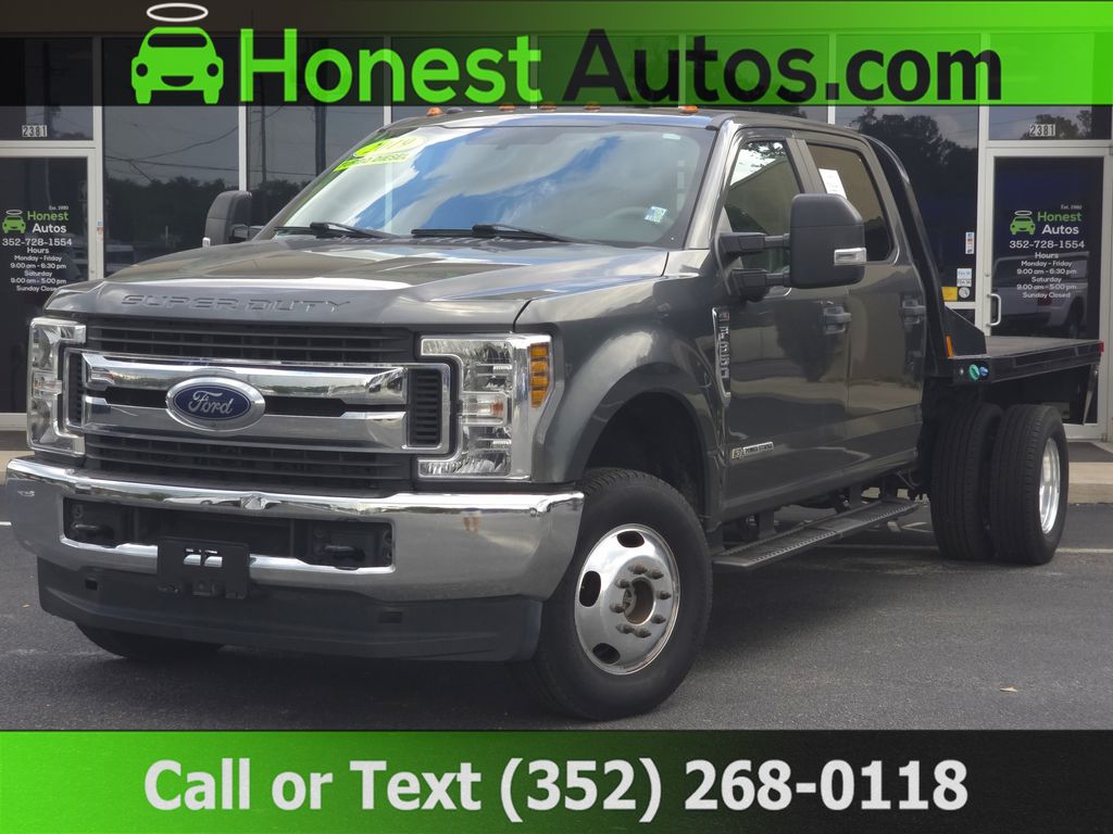 Gray (Magnetic) 2019 Ford F-350 Super Duty XL Crew Cab LB DRW 4WD Pickup Truck Four-Wheel Drive 6-Speed Automatic