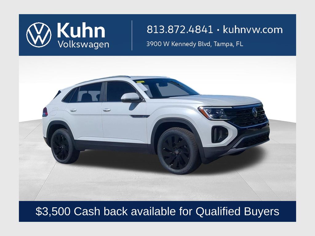 Opal White Pearl 2026 Volkswagen Atlas Cross Sport SUV / Crossover Front-Wheel Drive 8-Speed Automatic