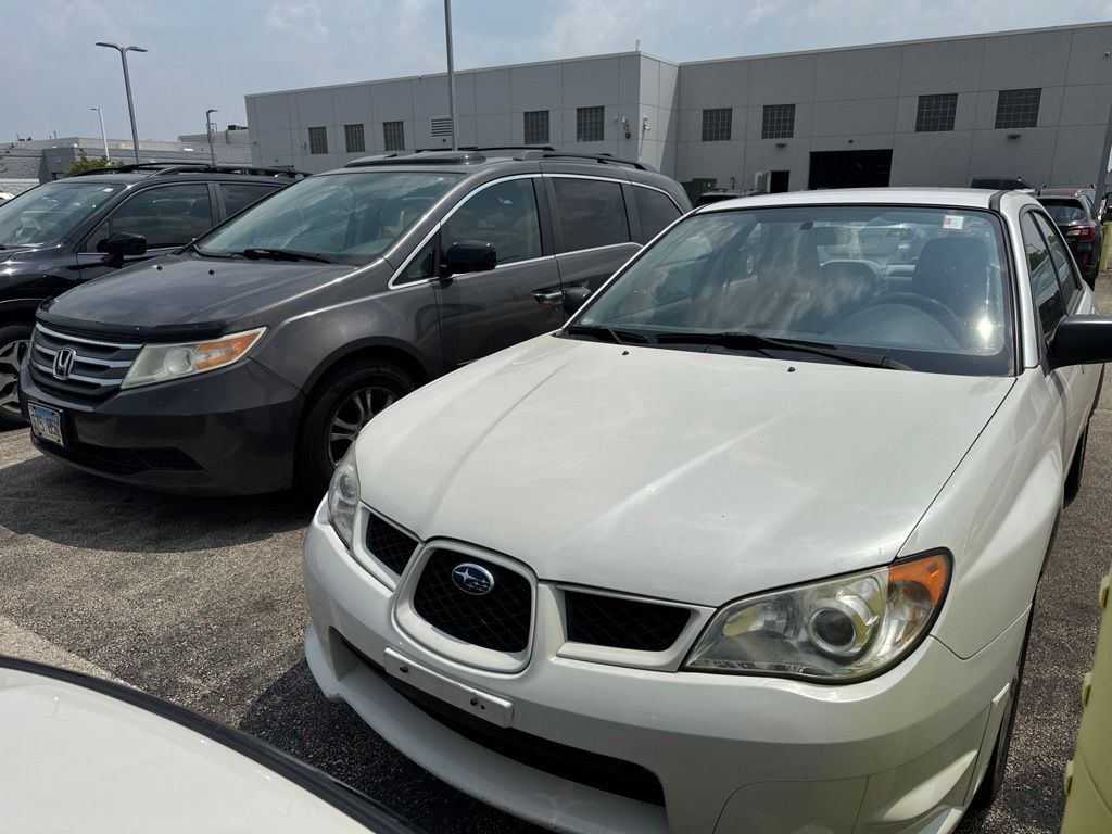 Satin White Pearl 2007 Subaru Impreza Sedan All-Wheel Drive 4-Speed Automatic Overdrive