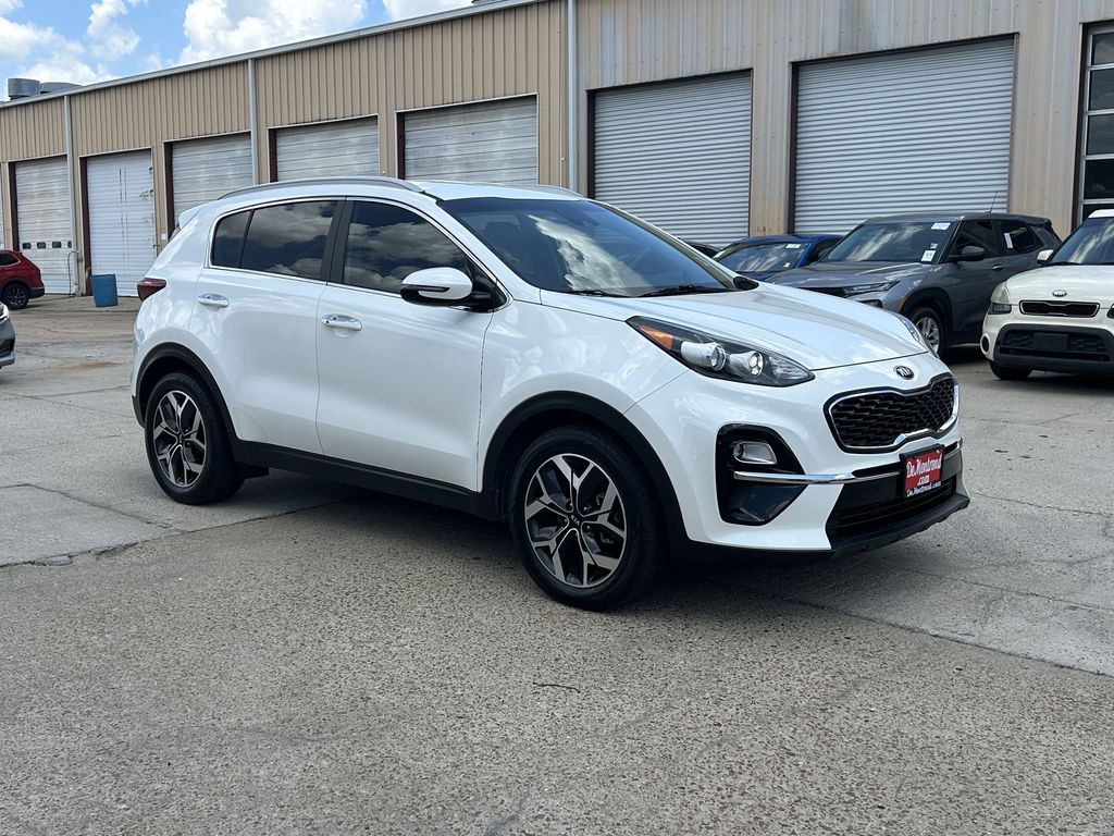 2021 Kia Sportage EX White at DeMontrond Automotive Group