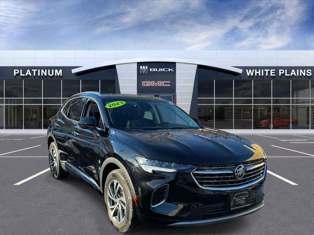 Black (Ebony Twilight Metallic) 2023 Buick Envision Essence AWD SUV / Crossover All-Wheel Drive 9-Speed Automatic
