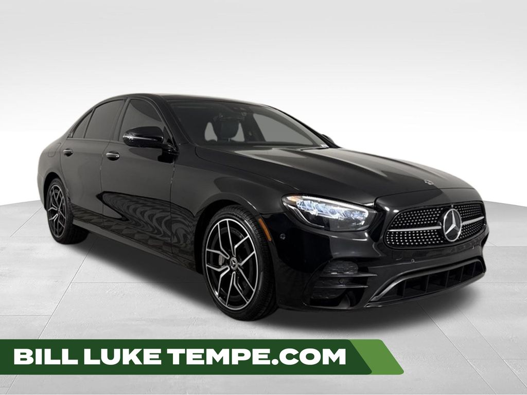 Black 2022 Mercedes-Benz E-Class E 350 RWD Sedan Rear-Wheel Drive 9-Speed Automatic