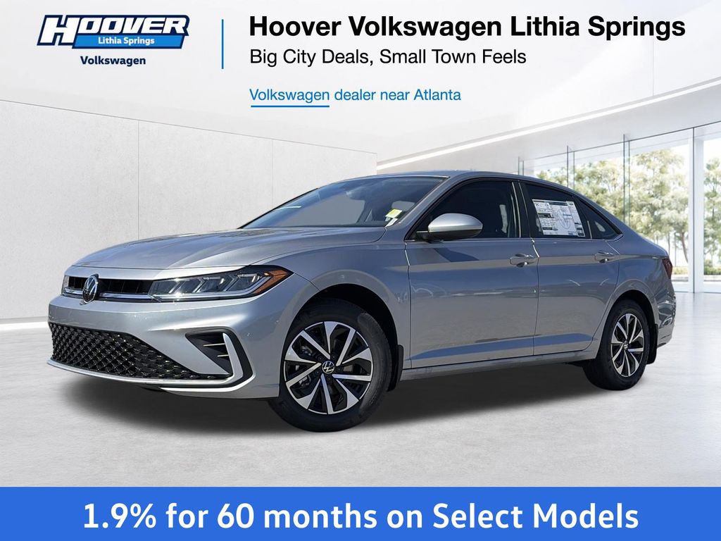 Pyrite Silver Metallic 2026 Volkswagen Jetta Sedan Front-Wheel Drive 8-Speed Automatic