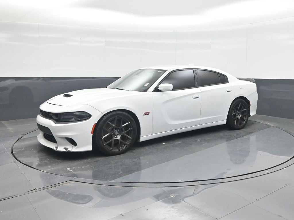 White Knuckle Clearcoat 2019 Dodge Charger R/T Scat Pack RWD Sedan Rear-Wheel Drive 8-Speed Automatic