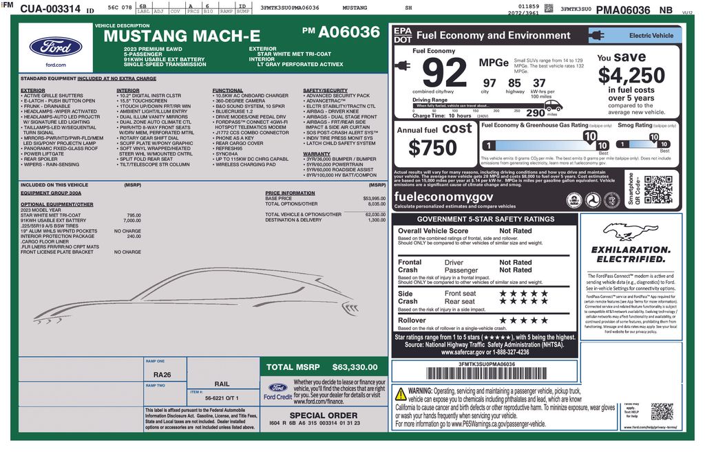 2023 Ford Mustang Mach-E Premium