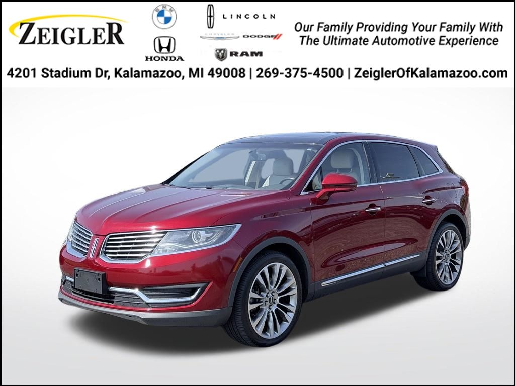 Ruby Red Metallic 2016 Lincoln MKX SUV / Crossover All-Wheel Drive 6-Speed Automatic