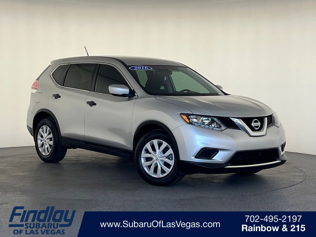 Brilliant Silver 2016 Nissan Rogue SUV / Crossover Front-Wheel Drive Continuously Variable Transmission