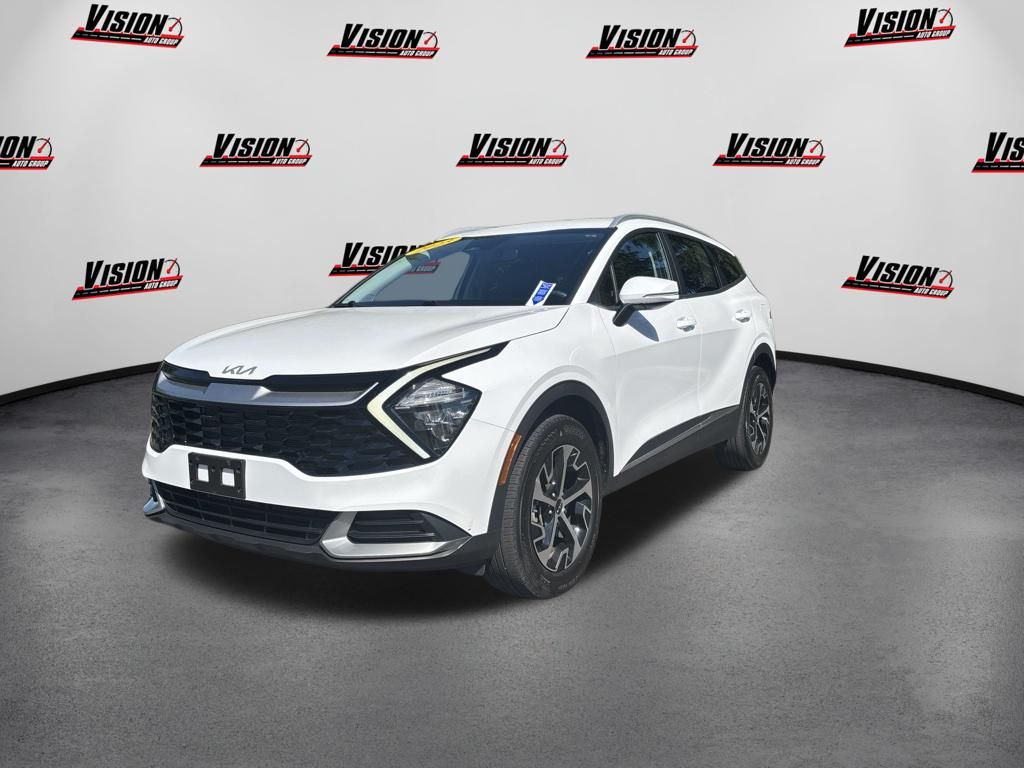 Glacial White Pearl 2023 Kia Sportage EX AWD SUV / Crossover All-Wheel Drive 8-Speed Automatic