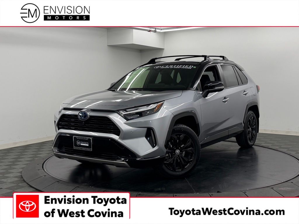 Midnight Black Metallic 2023 Toyota RAV4 Hybrid XSE AWD SUV / Crossover All-Wheel Drive Continuously Variable Transmission