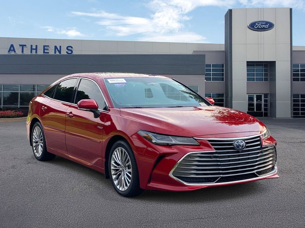 Red (Ruby Flare Pearl) 2021 Toyota Avalon Hybrid Sedan Front-Wheel Drive Continuously Variable Transmission