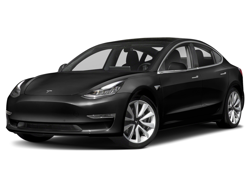 Black 2019 Tesla Model 3 Long Range RWD Sedan Rear-Wheel Drive 1-Speed Automatic