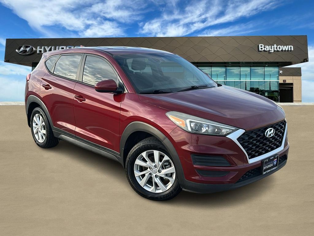 2020 Hyundai Tucson SE Red at DeMontrond Ford