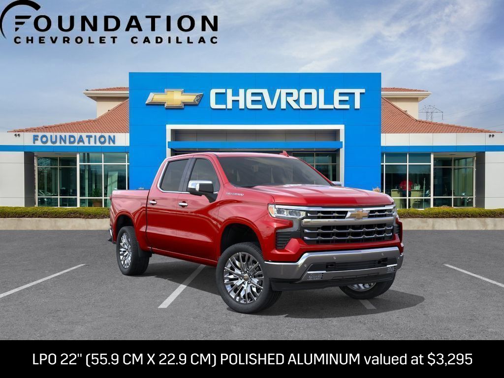 Radiant Red Tintcoat 2025 Chevrolet Silverado 1500 Pickup Truck Four-Wheel Drive Automatic