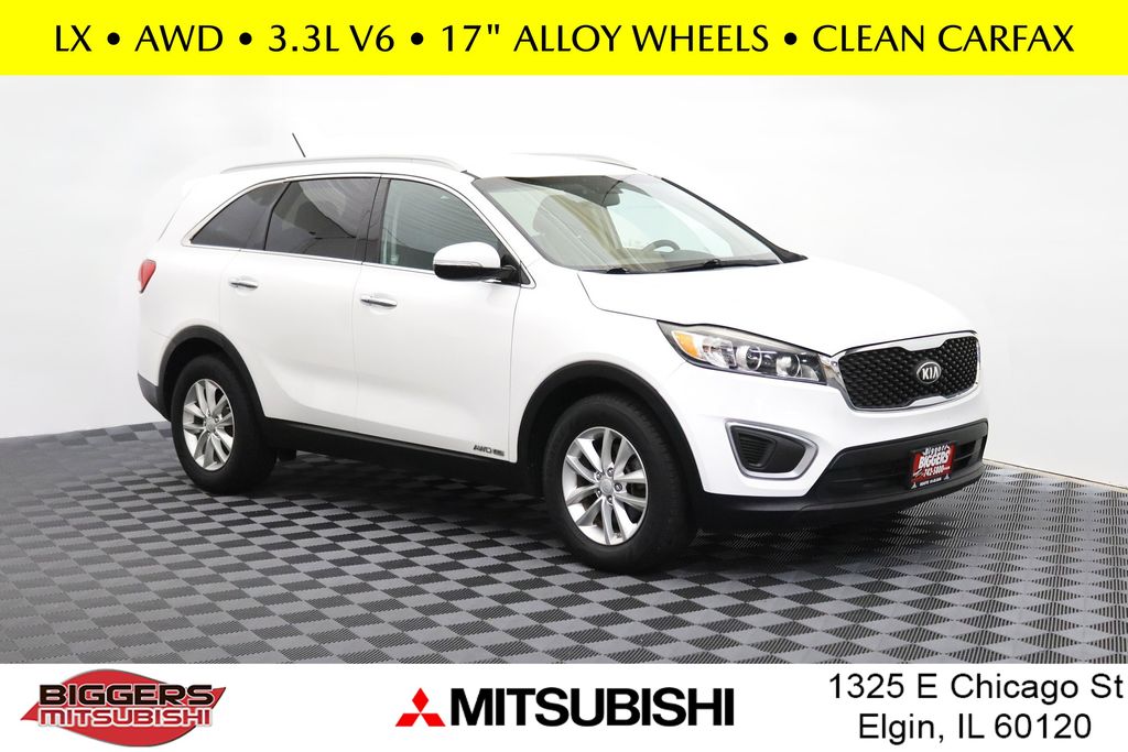 Snow White Pearl 2017 Kia Sorento SUV / Crossover All-Wheel Drive 6-Speed Automatic