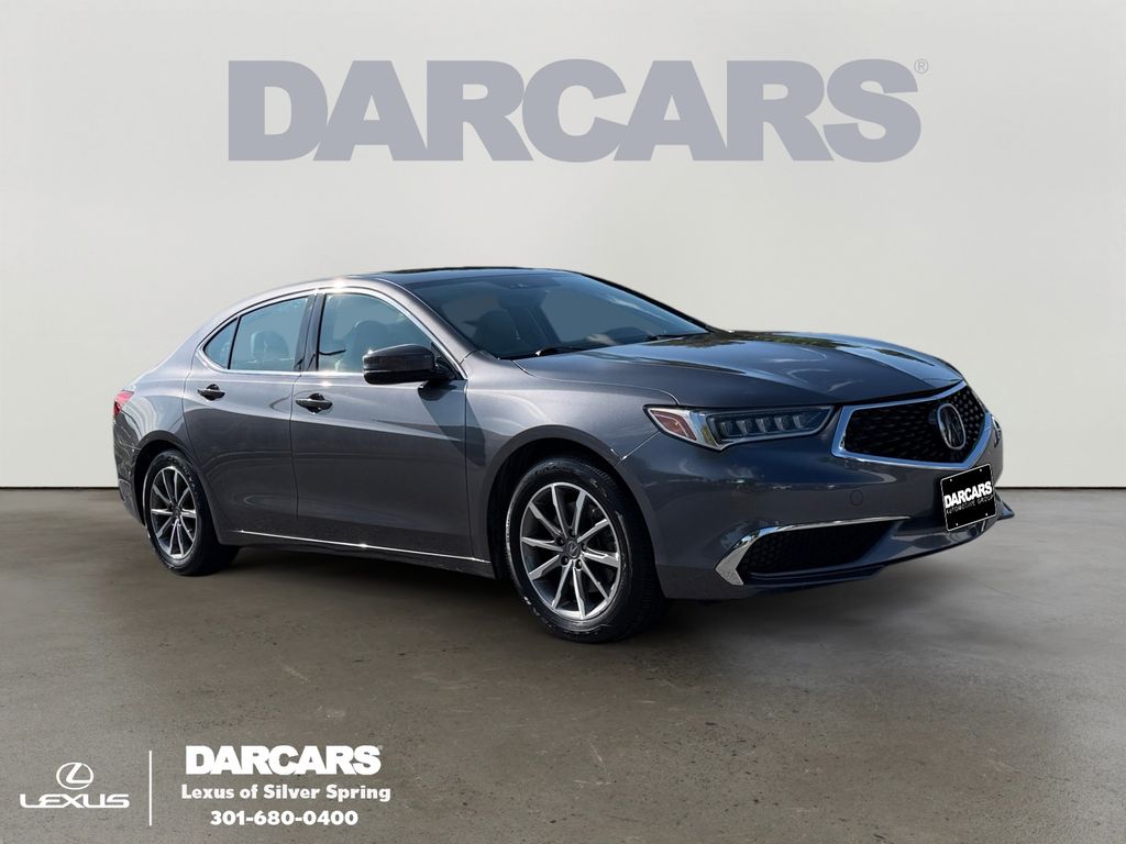 Gray 2020 Acura TLX Sedan Front-Wheel Drive 8-Speed Dual Clutch