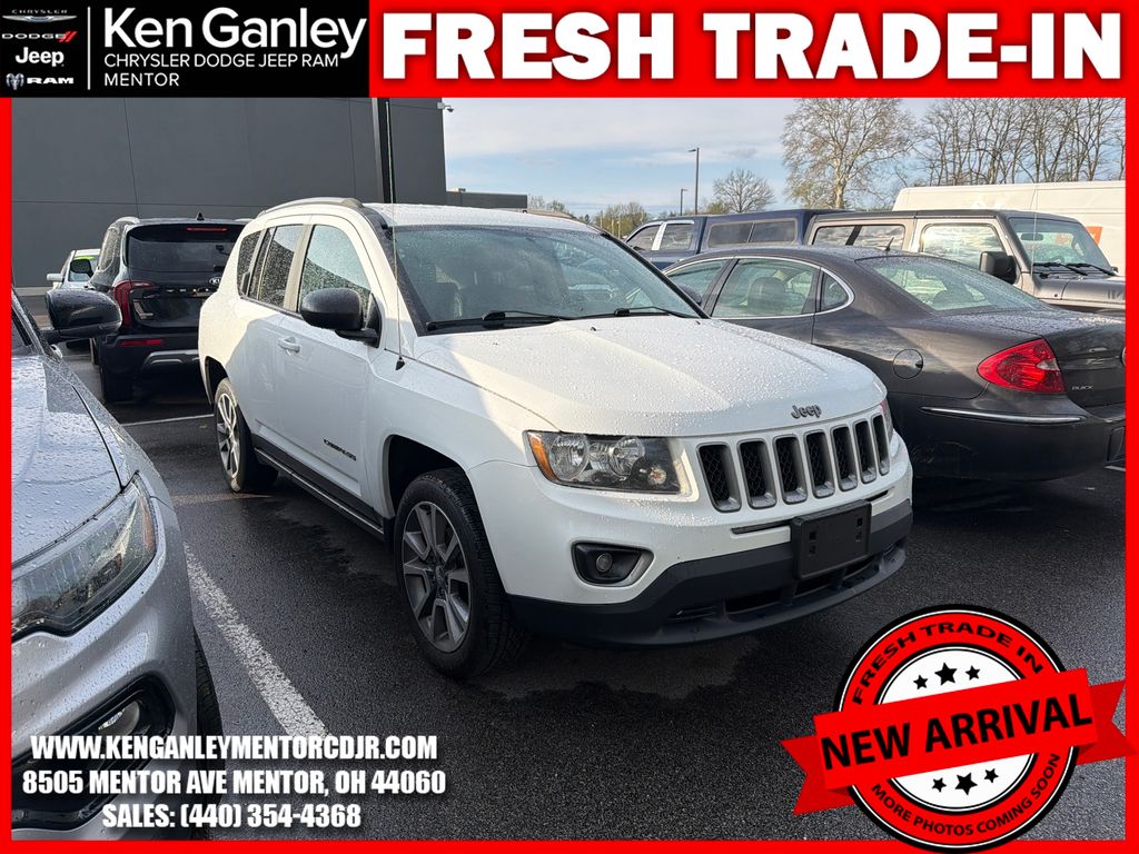 Bright White Clearcoat 2017 Jeep Compass Sport 4WD SUV / Crossover Four-Wheel Drive 6-Speed Automatic