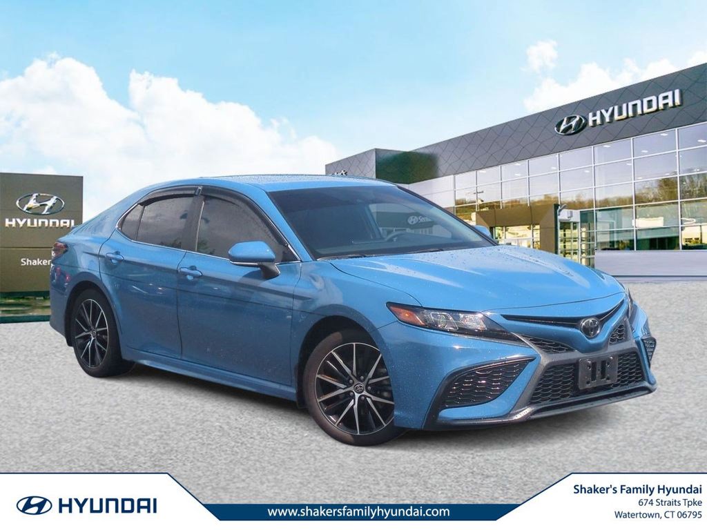 Blue 2024 Toyota Camry Sedan All-Wheel Drive 8-Speed Automatic