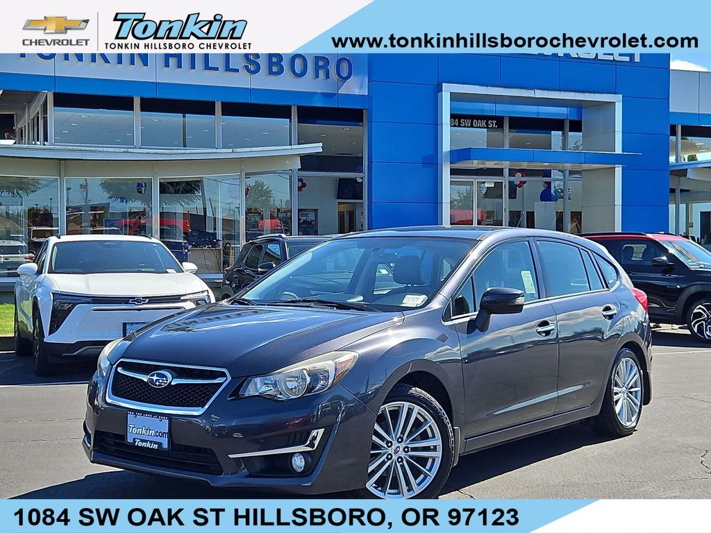 Dark Gray Metallic 2015 Subaru Impreza Hatchback All-Wheel Drive Continuously Variable Transmission