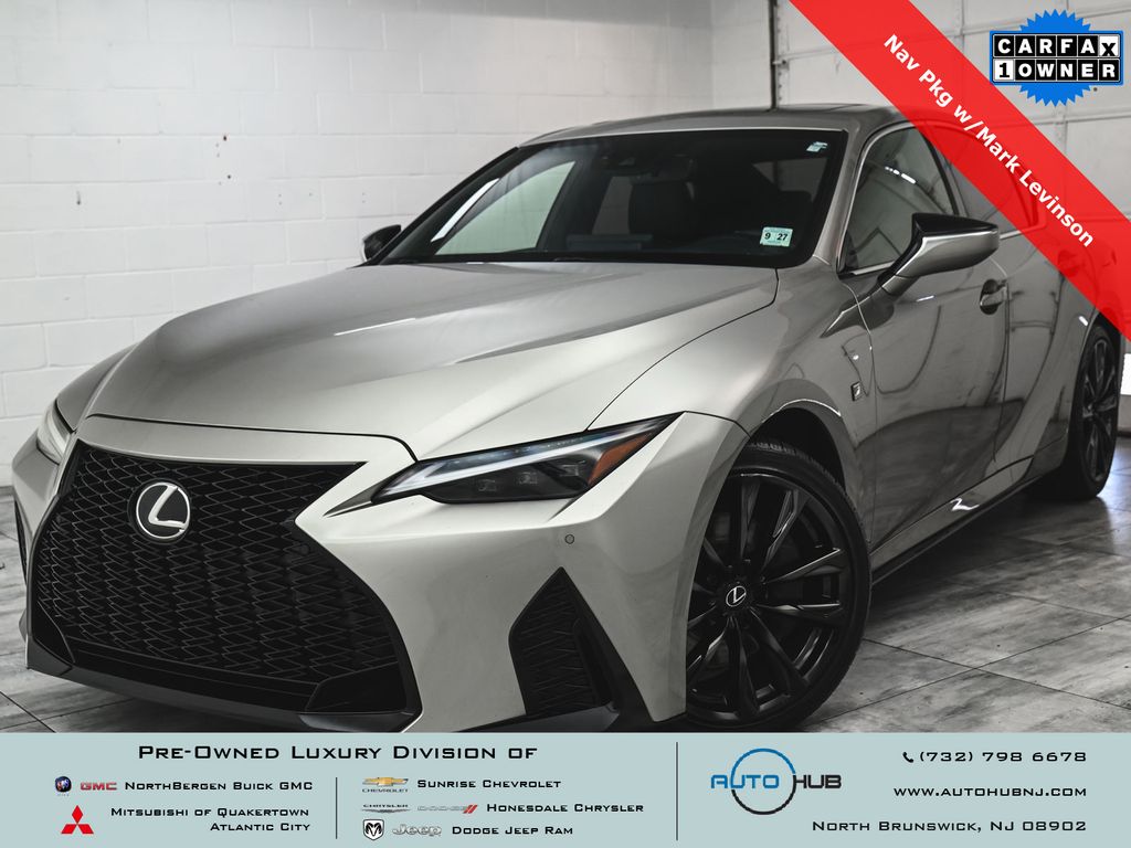 Atomic Silver 2022 Lexus IS 350 F Sport AWD Sedan All-Wheel Drive 6-Speed Automatic