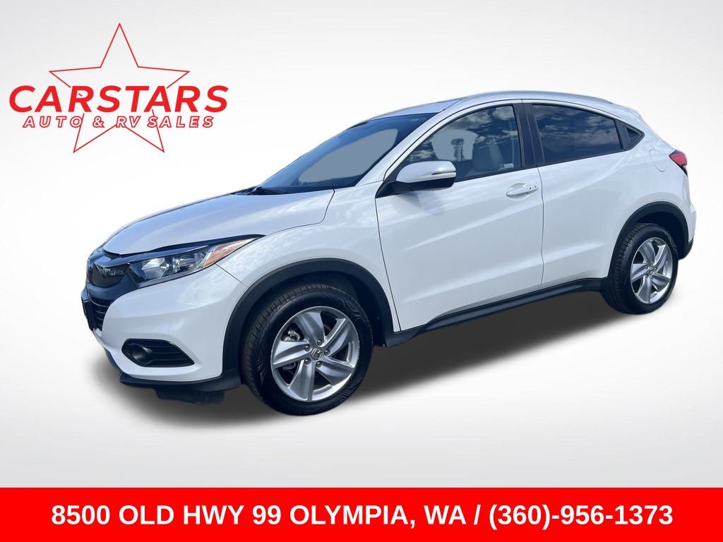 2019 Platinum White Honda HR-V EX SUV