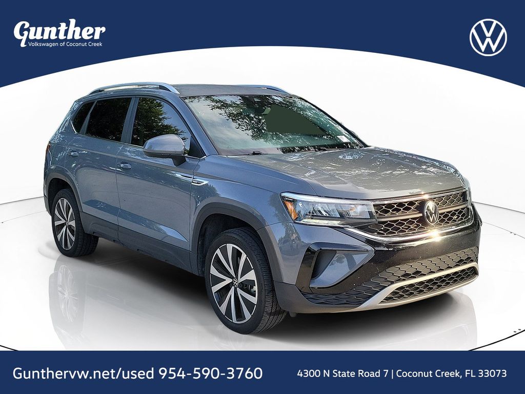 Gray 2023 Volkswagen Taos SUV / Crossover Front-Wheel Drive 8-Speed Automatic