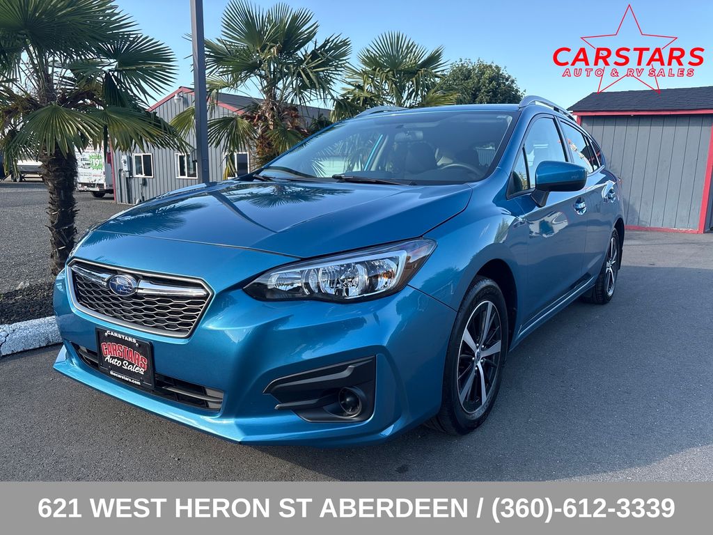 Island Blue Pearl 2019 Subaru Impreza Hatchback All-Wheel Drive Continuously Variable Transmission