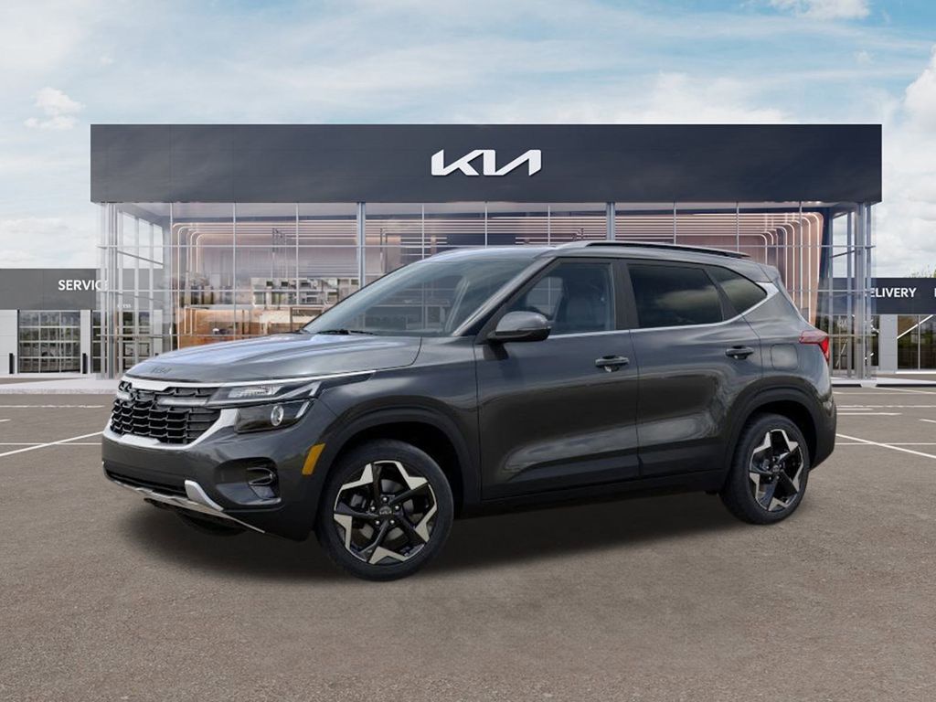New 2025 Gravity Gray Kia EX FWD image 3
