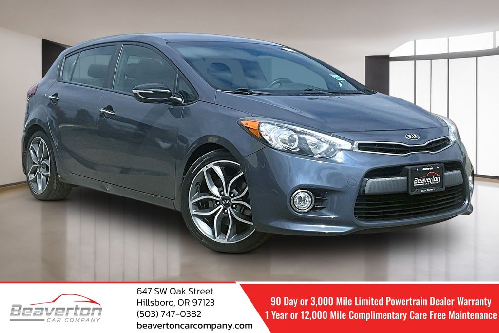 Gray (Steel Blue) 2015 Kia Forte5 Hatchback Front-Wheel Drive 6-Speed Automatic