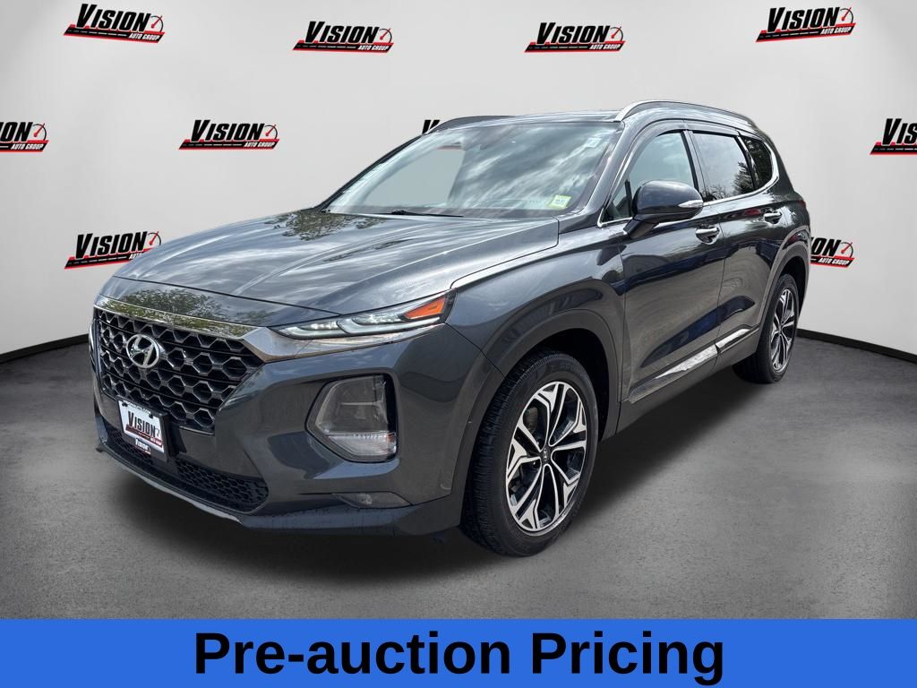 Portofino Gray 2020 Hyundai Santa Fe SUV / Crossover All-Wheel Drive 8-Speed Automatic