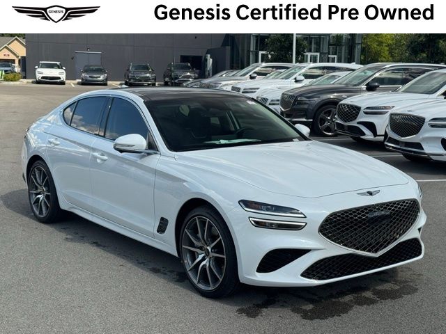 Uyuni White 2026 Genesis G70 Sedan All-Wheel Drive 8-Speed Automatic