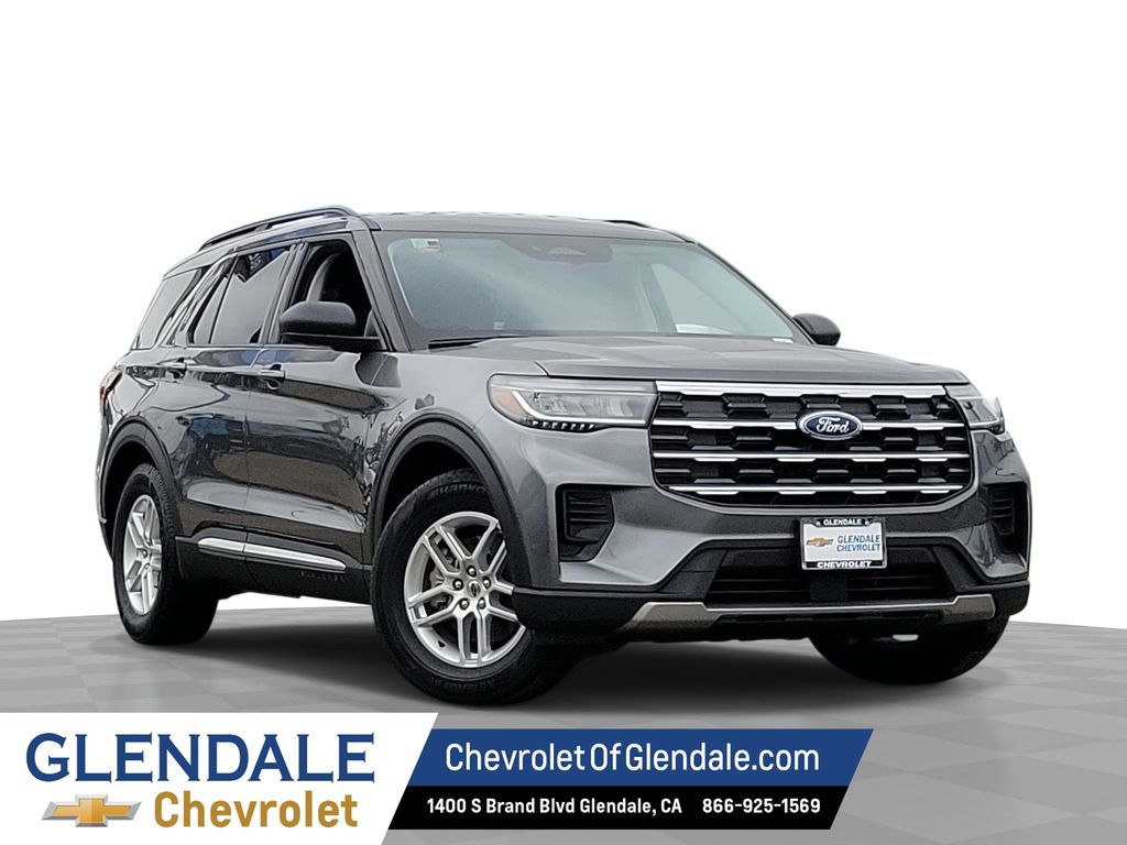 Gray Metallic 2025 Ford Explorer SUV / Crossover Rear-Wheel Drive Automatic