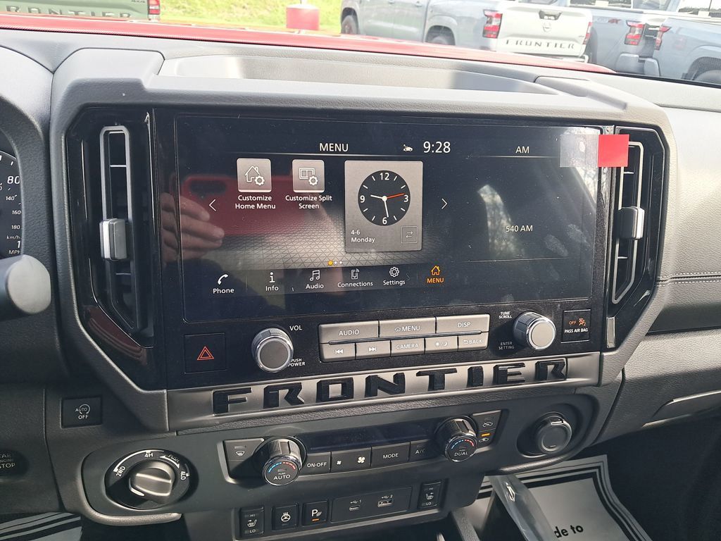 2026 Nissan Frontier SV Red at John Sisson Motors