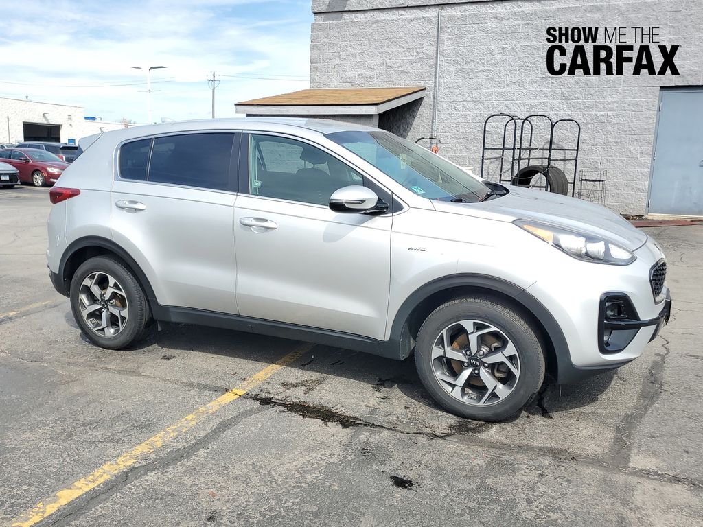 Sparkling Silver 2020 Kia Sportage LX AWD SUV / Crossover All-Wheel Drive 6-Speed Automatic Overdrive