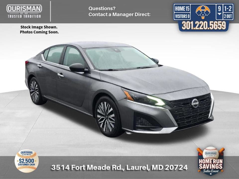 Gray (Gun Metallic) 2024 Nissan Altima 2.5 SV AWD Sedan All-Wheel Drive Continuously Variable Transmission