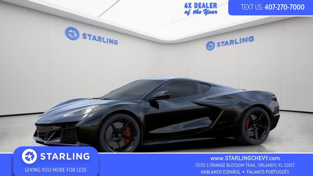 Black 2026 Chevrolet Corvette E-Ray Coupe All-Wheel Drive 8-Speed Dual Clutch