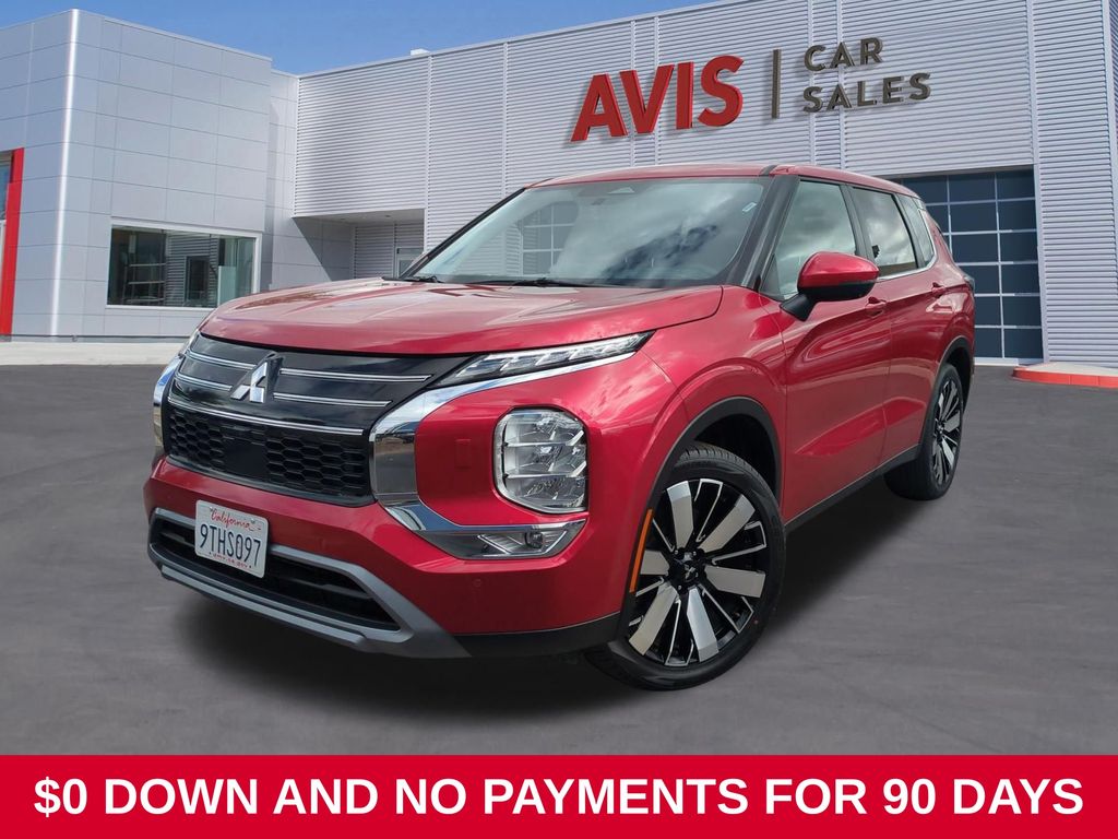 Red 2025 Mitsubishi Outlander SUV / Crossover Front-Wheel Drive Continuously Variable Transmission