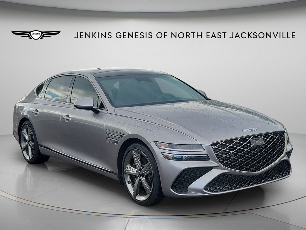 Savile Silver 2025 Genesis G80 Sedan All-Wheel Drive 8-Speed Automatic