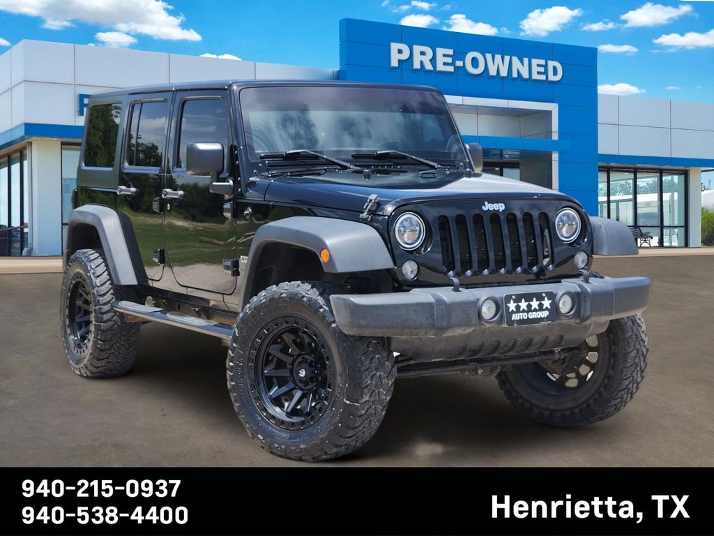 Black Clearcoat 2015 Jeep Wrangler SUV / Crossover Four-Wheel Drive 5-Speed Automatic