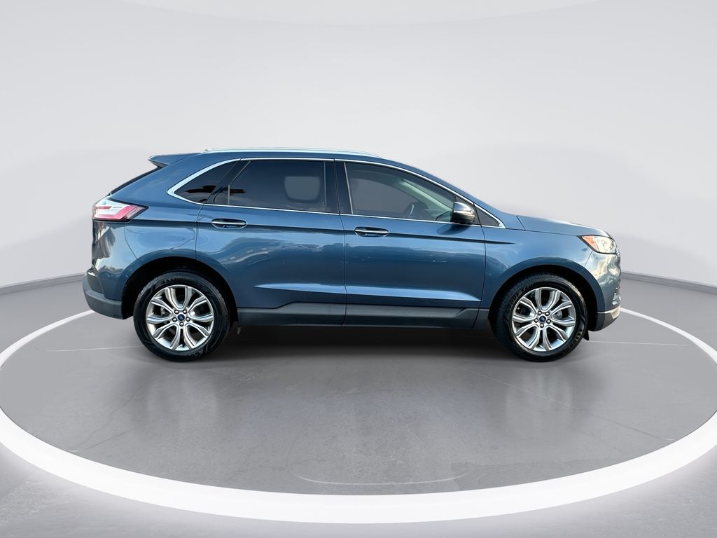 2019 Ford Edge Titanium Blue at Bob King Buick GMC