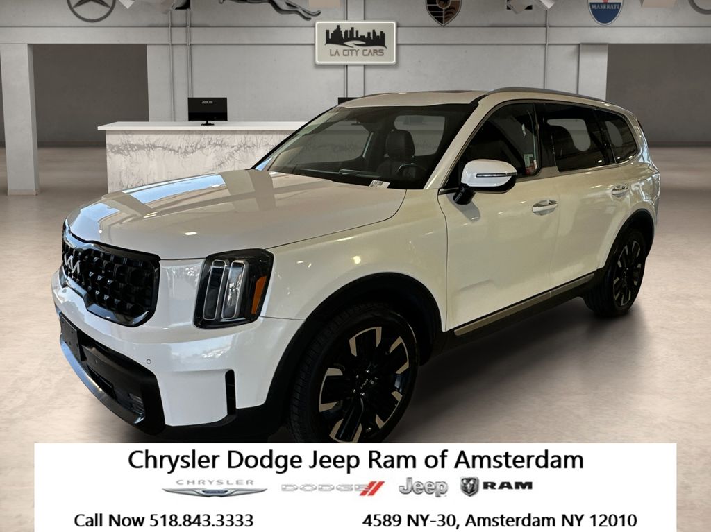 Glacial White Pearl 2024 Kia Telluride SUV / Crossover All-Wheel Drive 8-Speed Automatic