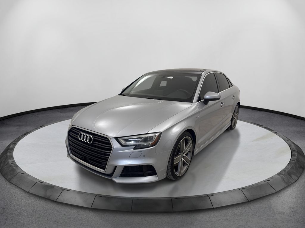 Silver Metallic 2019 Audi A3 Sedan Front-Wheel Drive 7-Speed Automatic