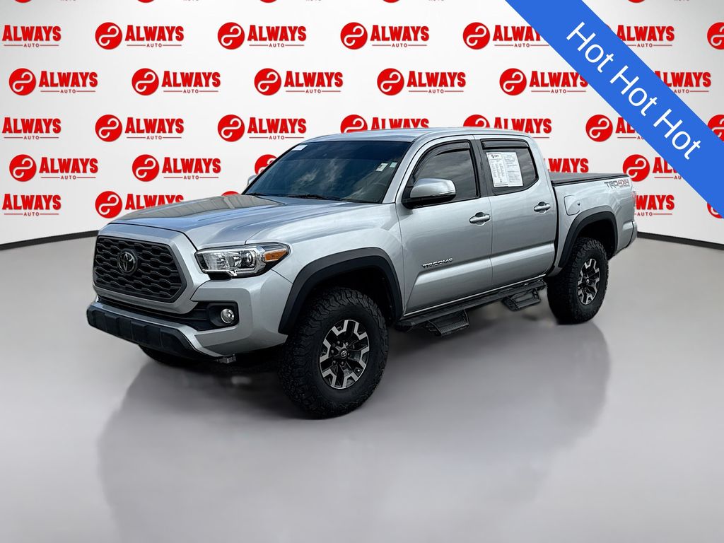 Celestial Silver Metallic 2022 Toyota Tacoma Pickup Truck Four-Wheel Drive 6-Speed Automatic