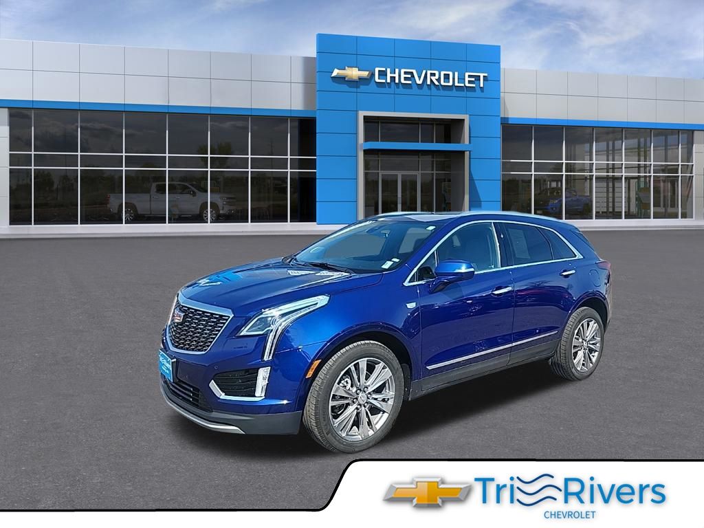Opulent Blue Metallic 2025 Cadillac XT5 Premium Luxury AWD SUV / Crossover Four-Wheel Drive 9-Speed Automatic