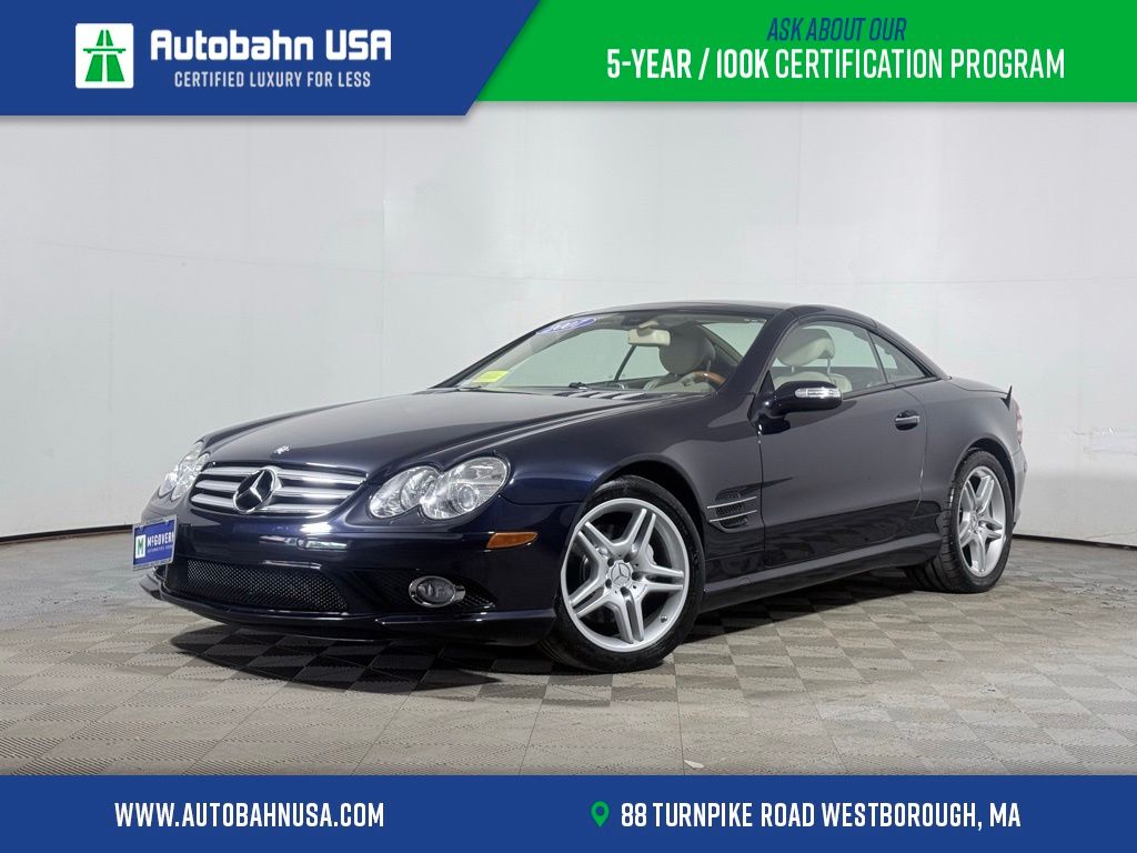 Blue 2007 Mercedes-Benz SL-Class Convertible Rear-Wheel Drive 7-Speed Automatic