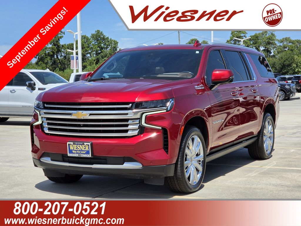 Cherry Red 2021 Chevrolet Suburban SUV / Crossover 4X2