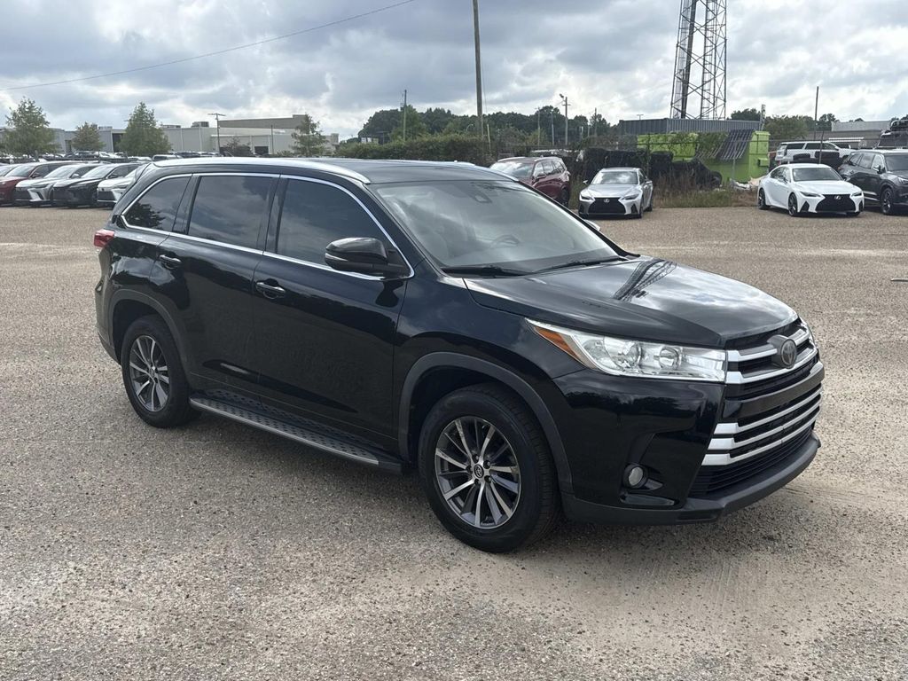 Midnight Black Metallic 2018 Toyota Highlander SUV / Crossover Front-Wheel Drive 8-Speed Automatic