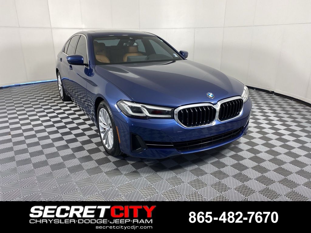 Phytonic Blue Metallic 2022 BMW 5 Series 530i xDrive AWD Sedan All-Wheel Drive 8-Speed Automatic