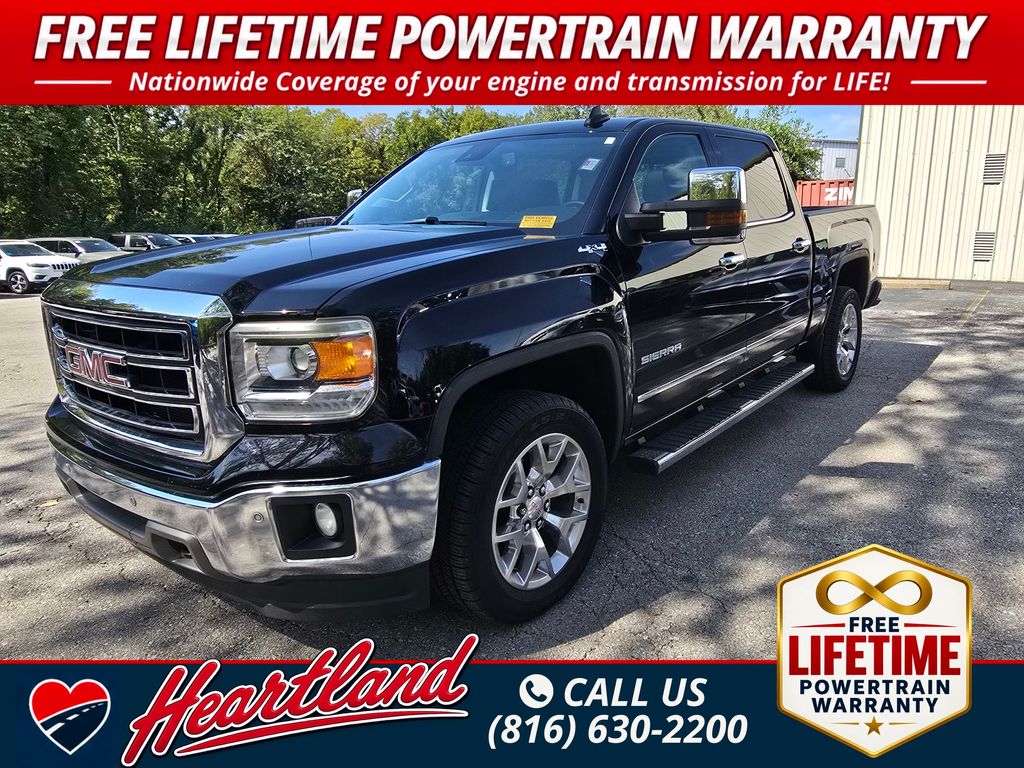 Onyx Black 2015 GMC Sierra 1500 Pickup Truck Four-Wheel Drive 6-Speed Automatic Overdrive