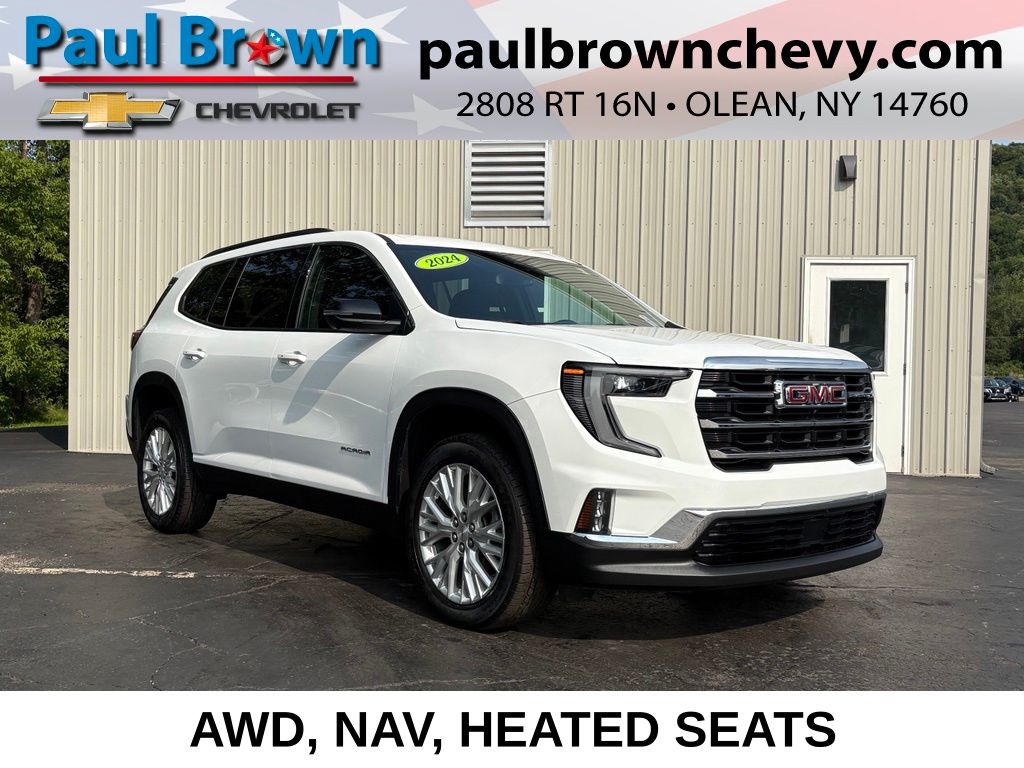 Volcanic Red Tintcoat 2023 GMC Acadia SUV / Crossover Four-Wheel Drive 9-Speed Automatic