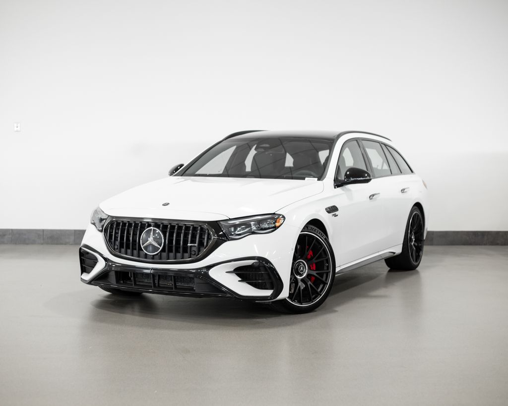 White 2026 Mercedes-Benz E-Class AMG E 53 Hybrid 4MATIC+ Sedan All-Wheel Drive 9-Speed Automatic